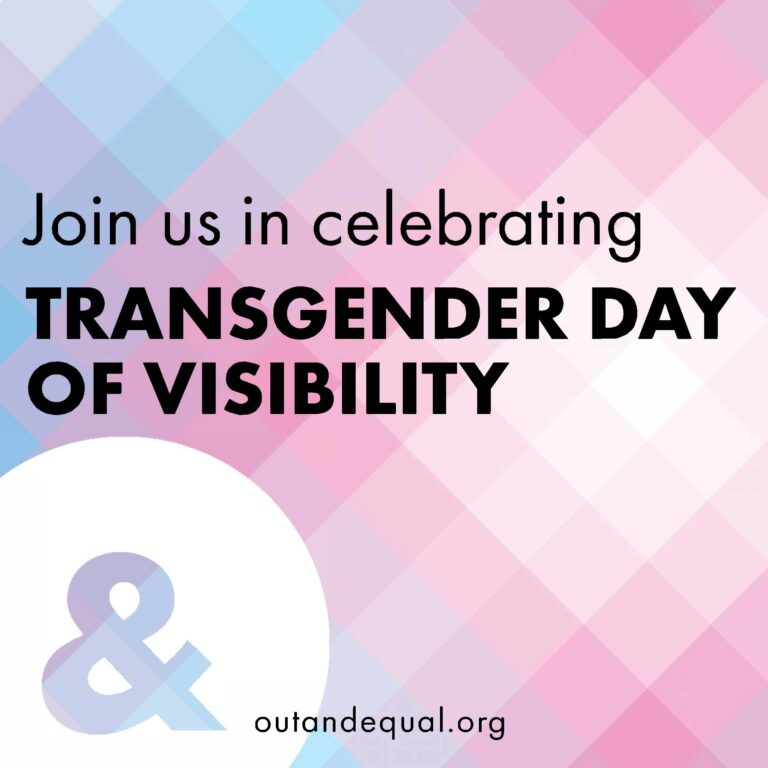 Join Us in Celebrating Transgender Day of Visibility (TDOV)